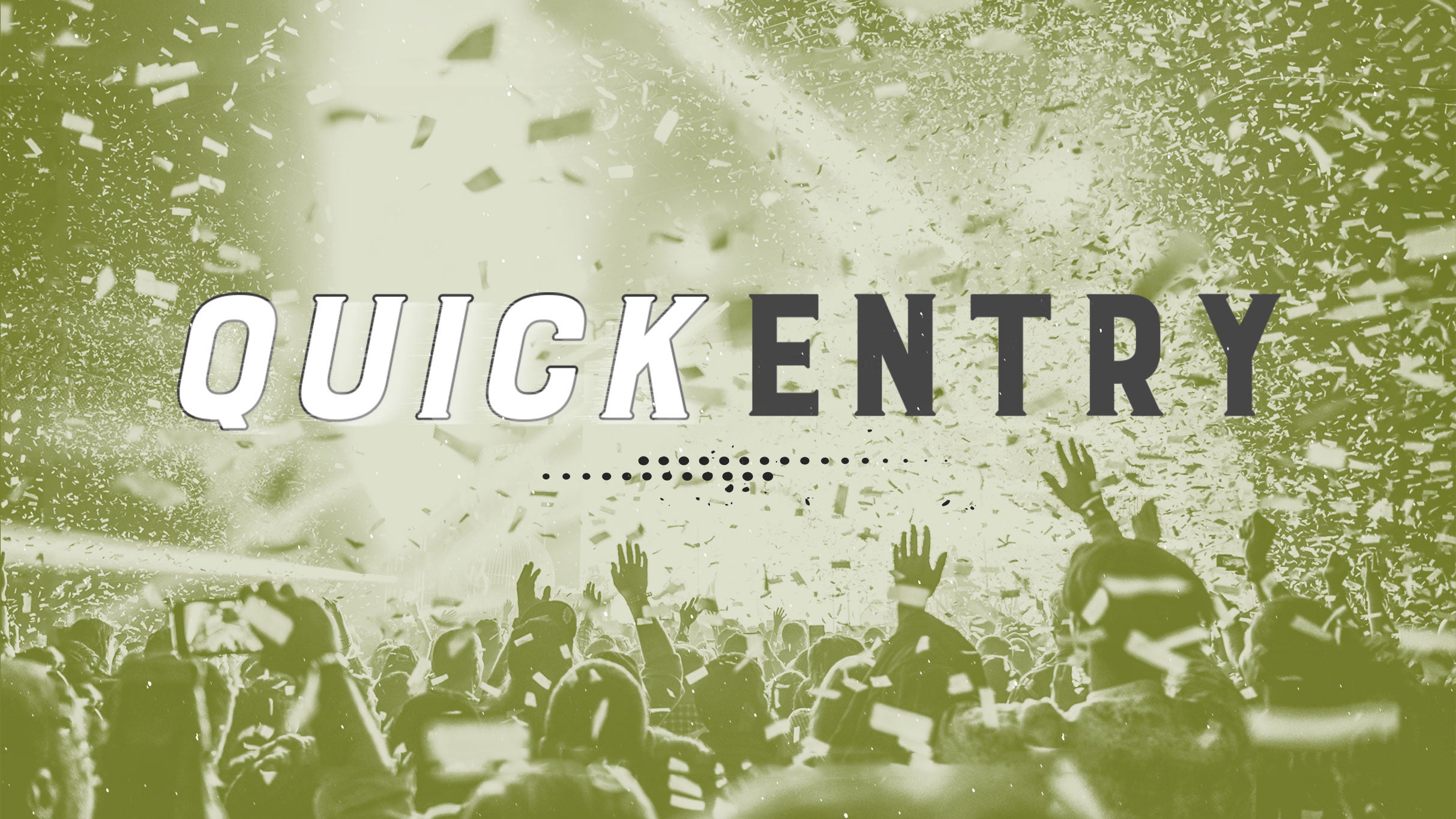 Benjamin Tod & LDSB: Quick Entry Upgrade (Not A Concert Ticket)